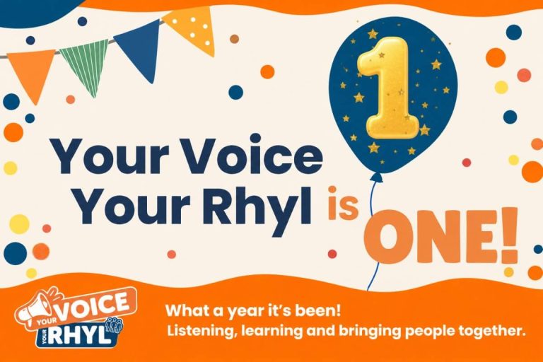 Your Voice Your Rhyl anniversary